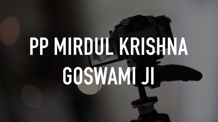 PP Mirdul Krishna Goswami ji on JioTV
