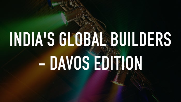 India's Global Builders - Davos Edition on JioTV