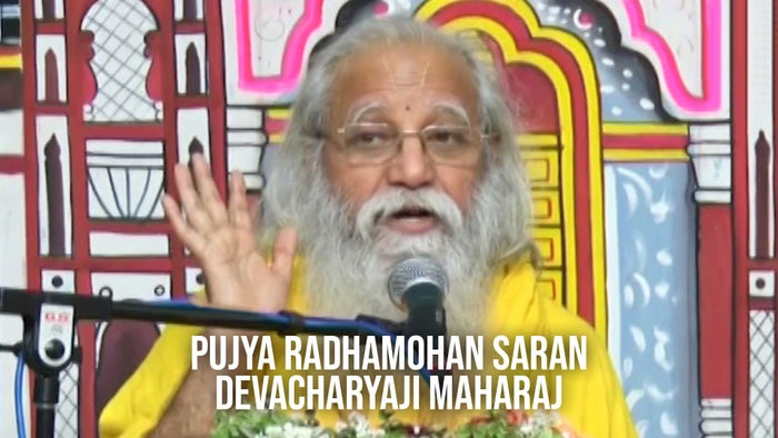 Pujya Radhamohan Saran Devacharyaji Maharaj on JioTV