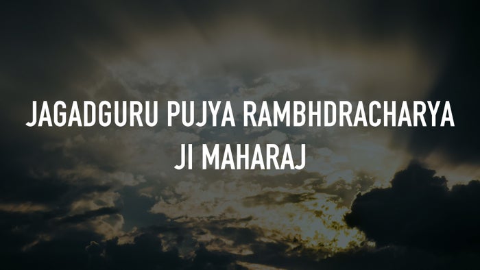 Jagadguru Pujya Rambhdracharya Ji Maharaj on JioTV