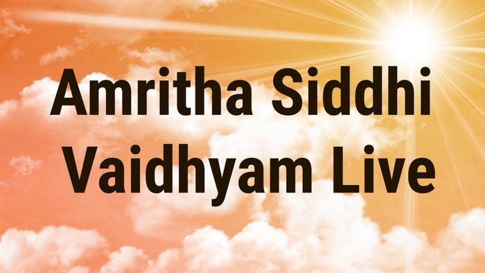 Amritha Siddhi Vaidhyam Live on JioTV