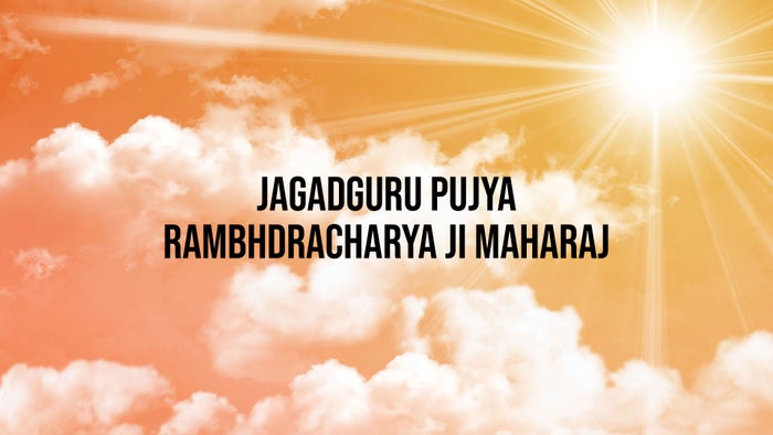 Jagadguru Pujya Rambhdracharya Ji Maharaj on JioTV