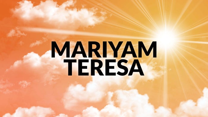 Mariyam Teresa on JioTV