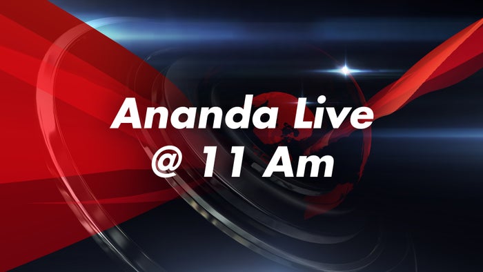 Ananda Live @ 11 Am on JioTV