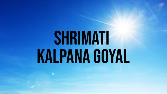 Shrimati Kalpana Goyal on JioTV