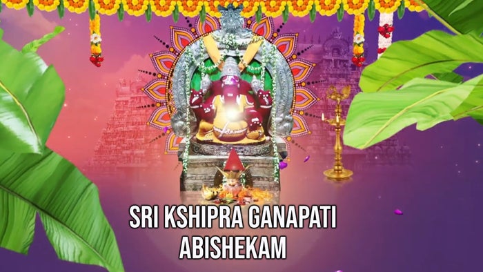 Sri Kshipra Ganapati Abishekam on JioTV