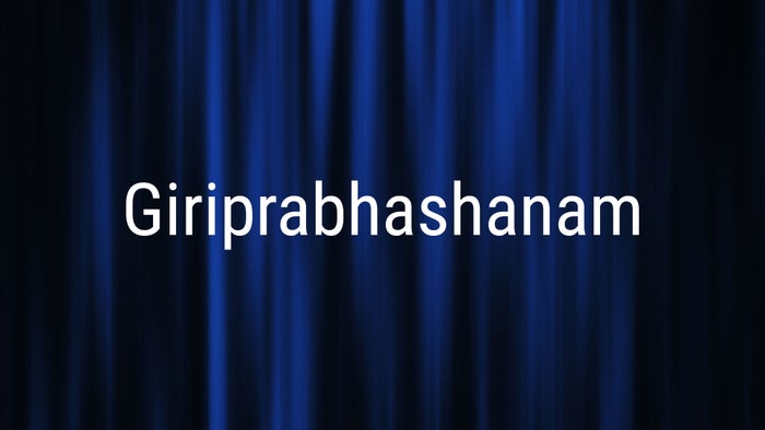 Giriprabhashanam on JioTV