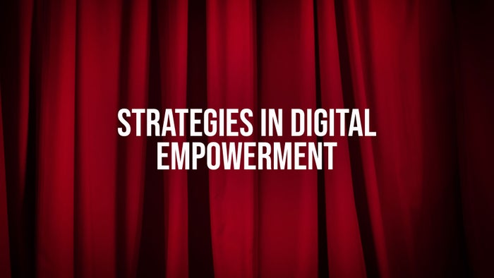 Strategies In Digital Empowerment on JioTV