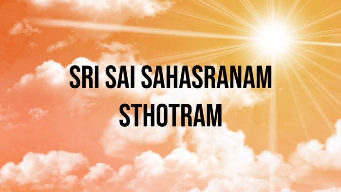 Sri Sai Sahasranam Sthotram on JioTV