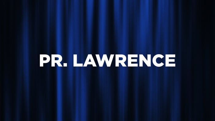 Pr. Lawrence on JioTV