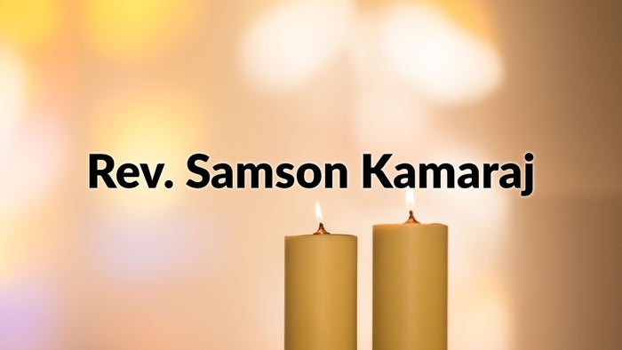 Rev. Samson Kamaraj on JioTV