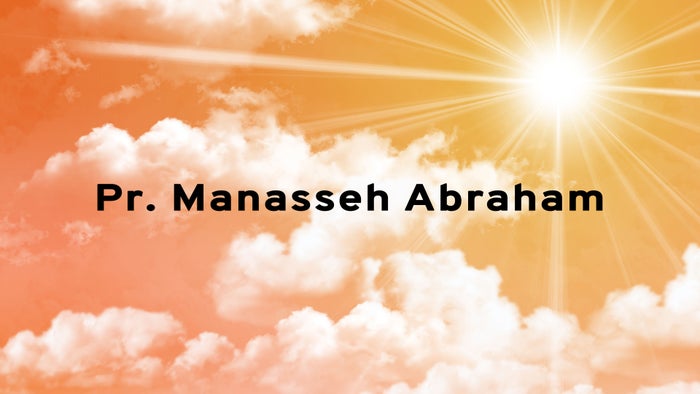 Pr. Manasseh Abraham on JioTV