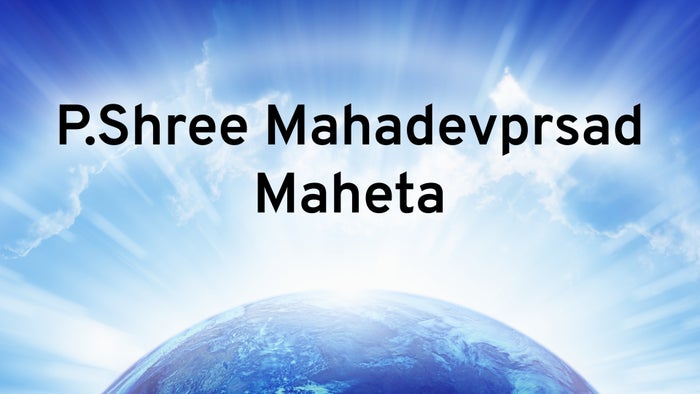 P.Shree Mahadevprasad Maheta on JioTV