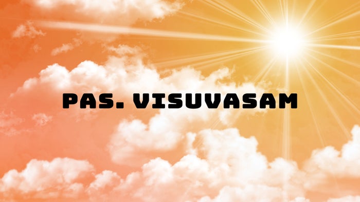 Pas. Visuvasam on JioTV