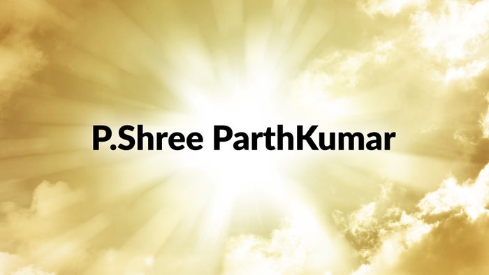 P.Shree ParthKumar on JioTV