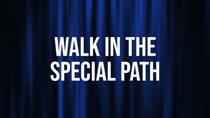 Walk In The Special Path on JioTV