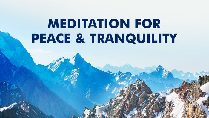 Meditation For Peace & Tranquility on JioTV