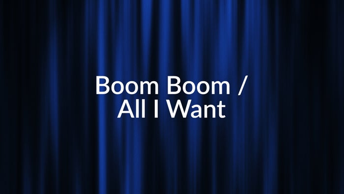 Boom Boom / All I Want on JioTV