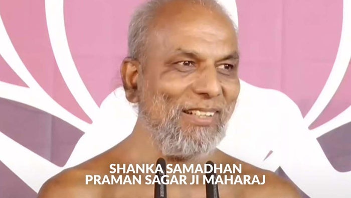 Shanka Samadhan Praman Sagar ji Maharaj on JioTV