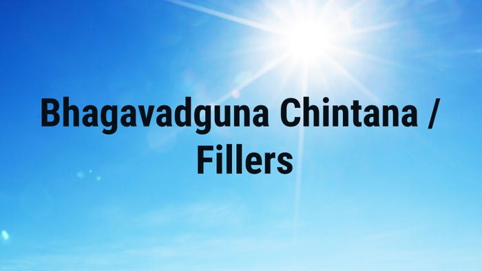 Bhagavadguna Chintana / Fillers on JioTV