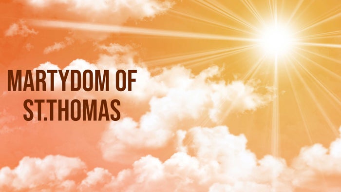 Martydom Of St.Thomas on JioTV