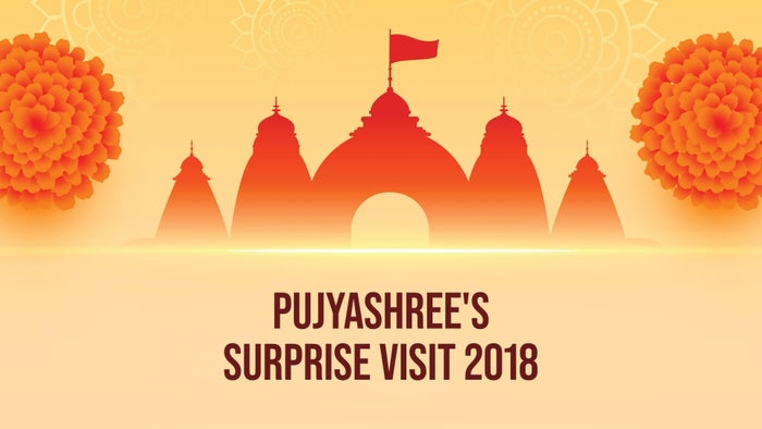 Pujyashree's Surprise Visit 2018 on JioTV