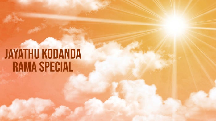 Jayathu Kodanda Rama Special on JioTV