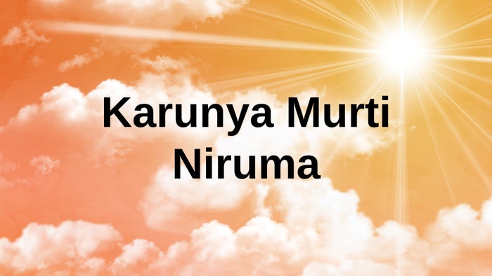 Karunya Murti Niruma on JioTV