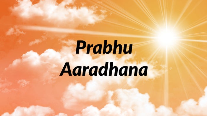 Prabhu Aaradhana on JioTV