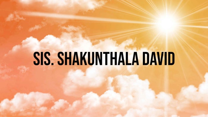 Sis. Shakunthala David on JioTV