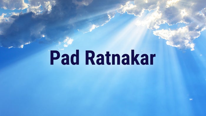 Pad Ratnakar on JioTV