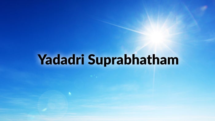 Yadadri Suprabhatham on JioTV