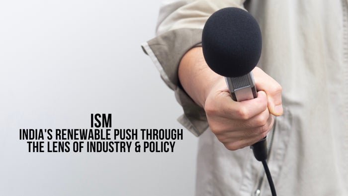 ISM: India's Renewable Push Through The Lens Of Industry & Policy on JioTV