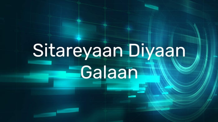 Sitareyaan Diyaan Galaan on JioTV