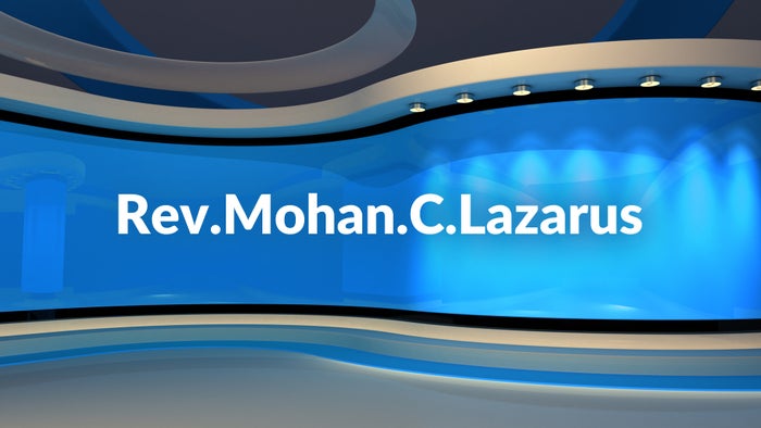 Rev.Mohan.C.Lazarus on JioTV
