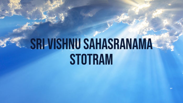 Sri Vishnu Sahasranama Stotram on JioTV