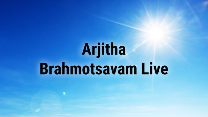 Arjitha Brahmotsavam Live on JioTV