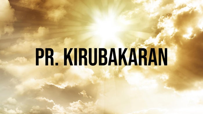 Pr. Kirubakaran on JioTV