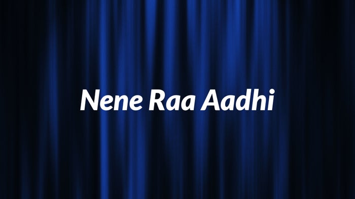 Nene Raa Aadhi on JioTV