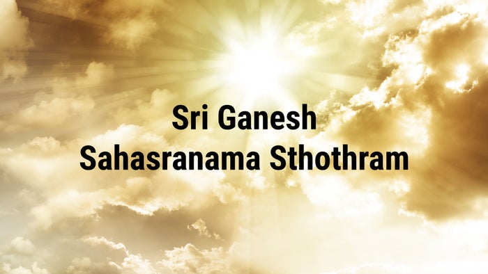 Sri Ganesh Sahasranama Stotram on JioTV