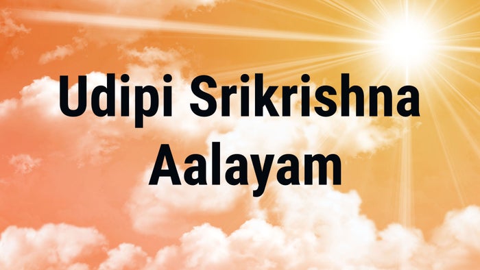 Udupi Sri Krishna Aalayam on JioTV