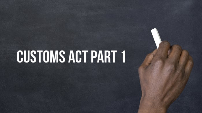 Customs Act Part 1 on JioTV