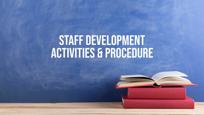 Staff Development Activities & Procedure on JioTV