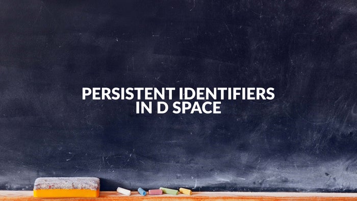 Persistent Identifiers In D Space on JioTV
