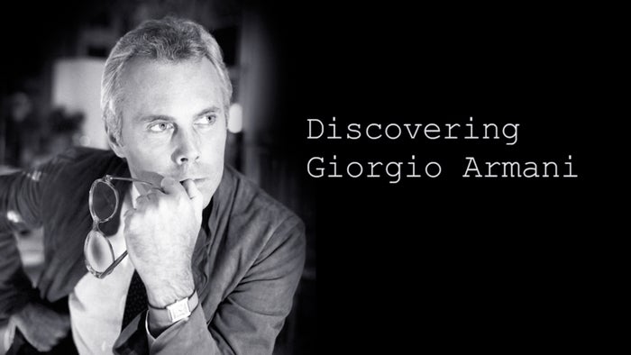 Discovering Giorgio Armani on JioTV
