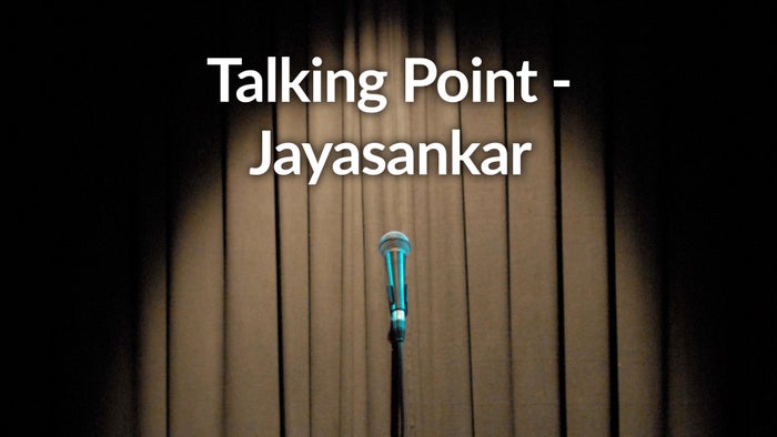 Talking Point - Jayasankar Episode No.5 on JioTV