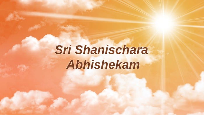 Sri Shanischara Abhishekam on JioTV