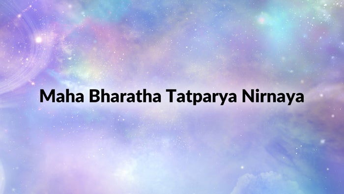 Maha Bharatha Tatparya Nirnaya Episode No.10 on JioTV