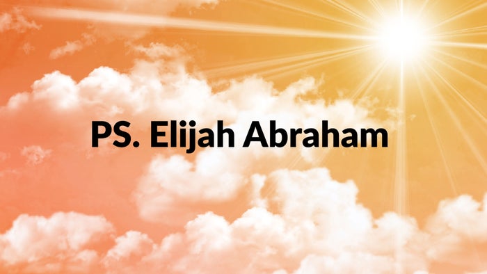 PS. Elijah Abraham on JioTV