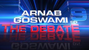 The Debate With Arnab Goswami At 9 on Republic TV